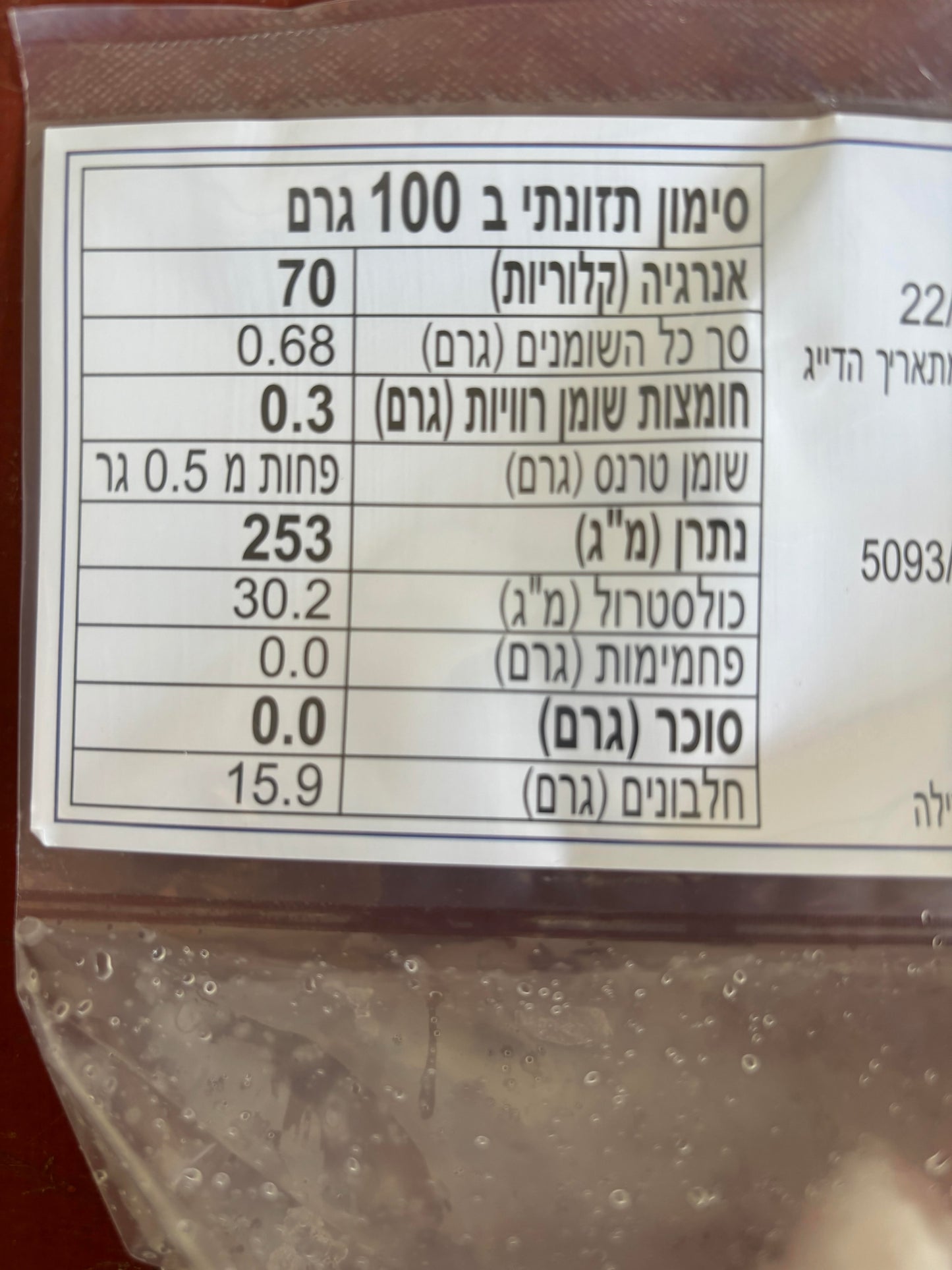 เนื้อปลาบาสซ่า - 1 KG